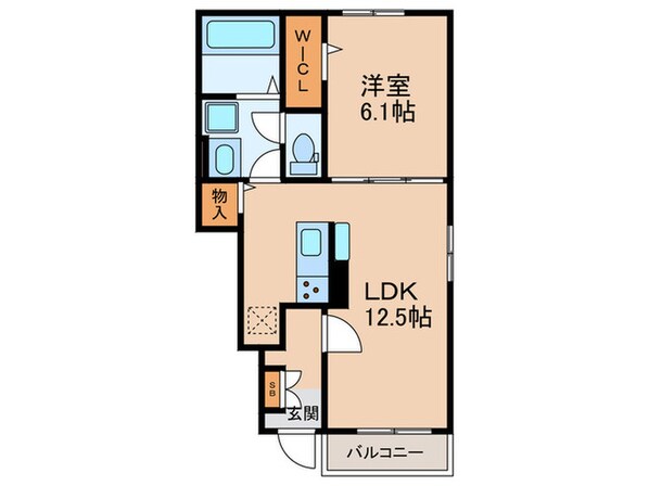 アンフィニⅡの物件間取画像